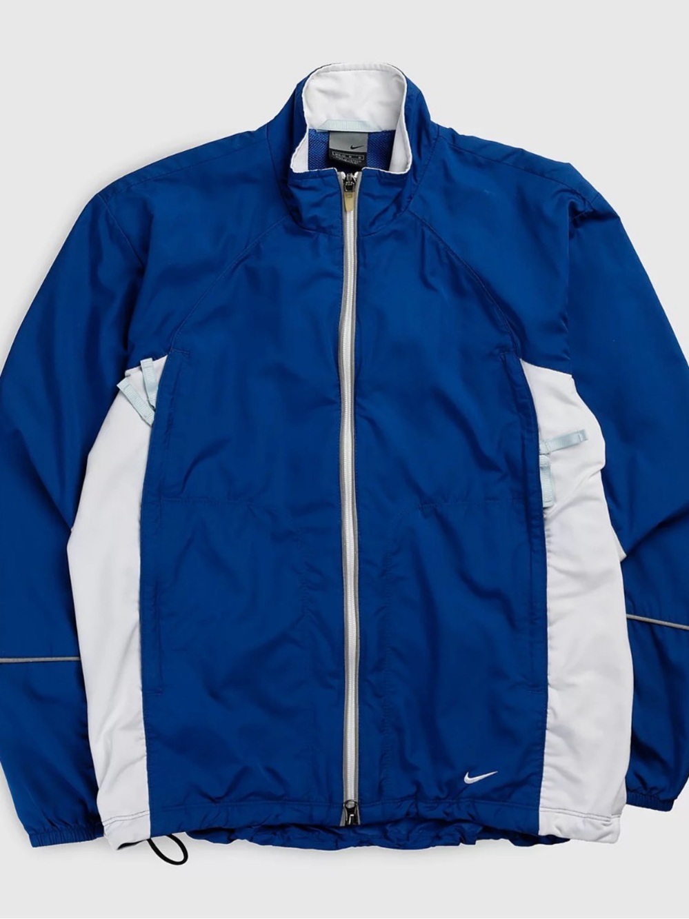 Vintage Nike Blue and White Women's Jacket